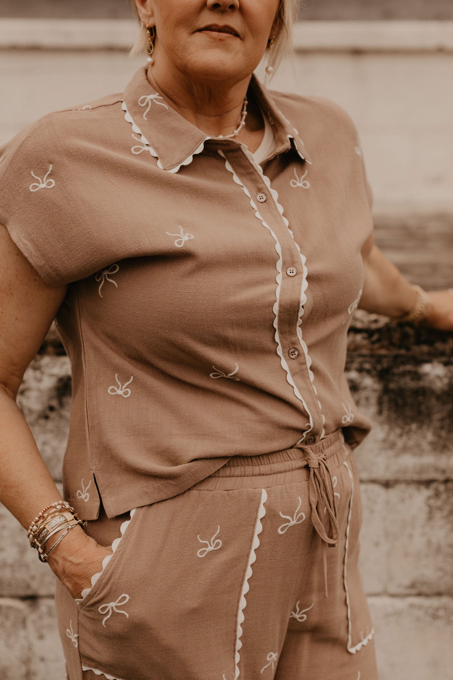 MARY BOW TOP