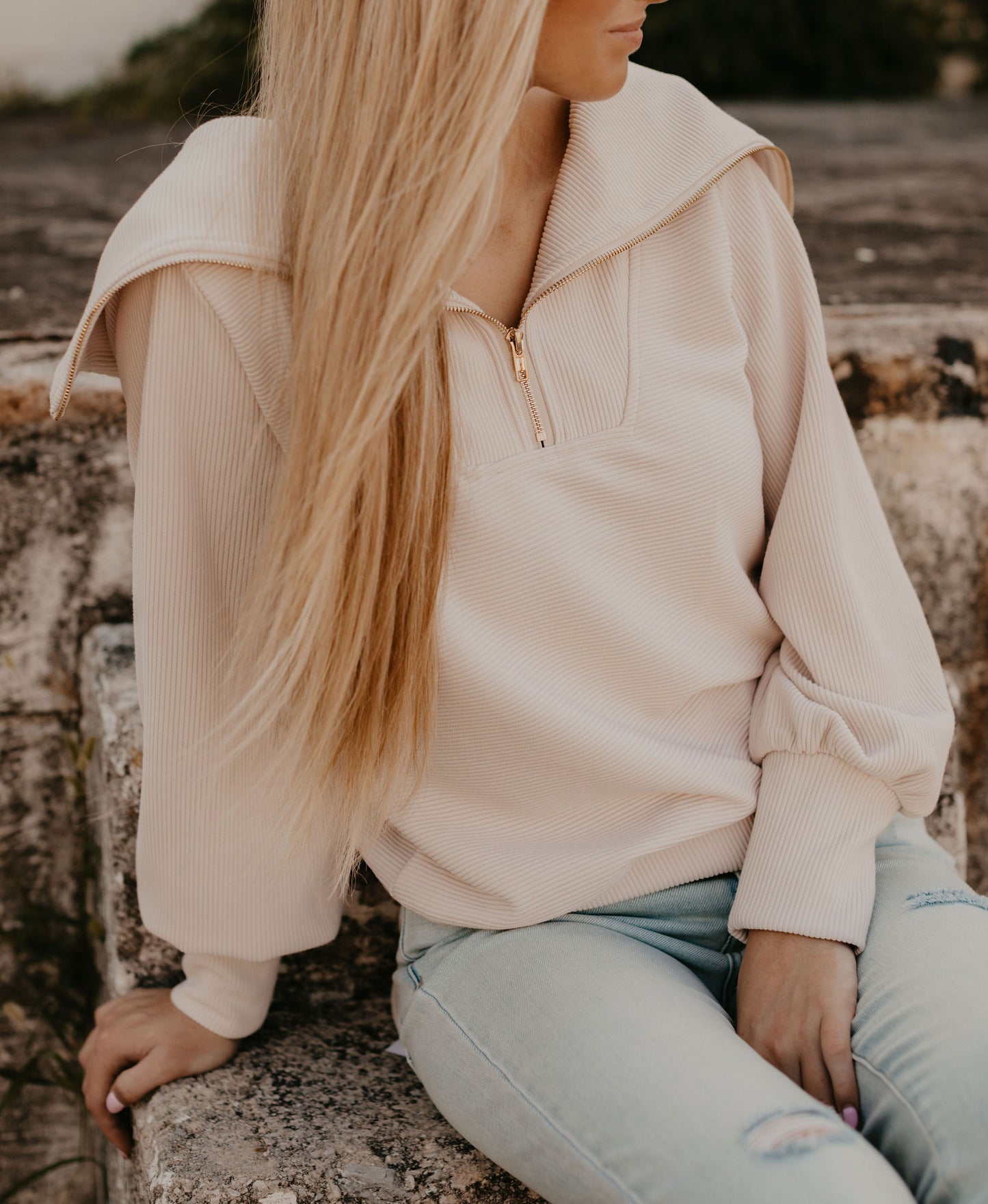 MY GO TO ZIP PULLOVER