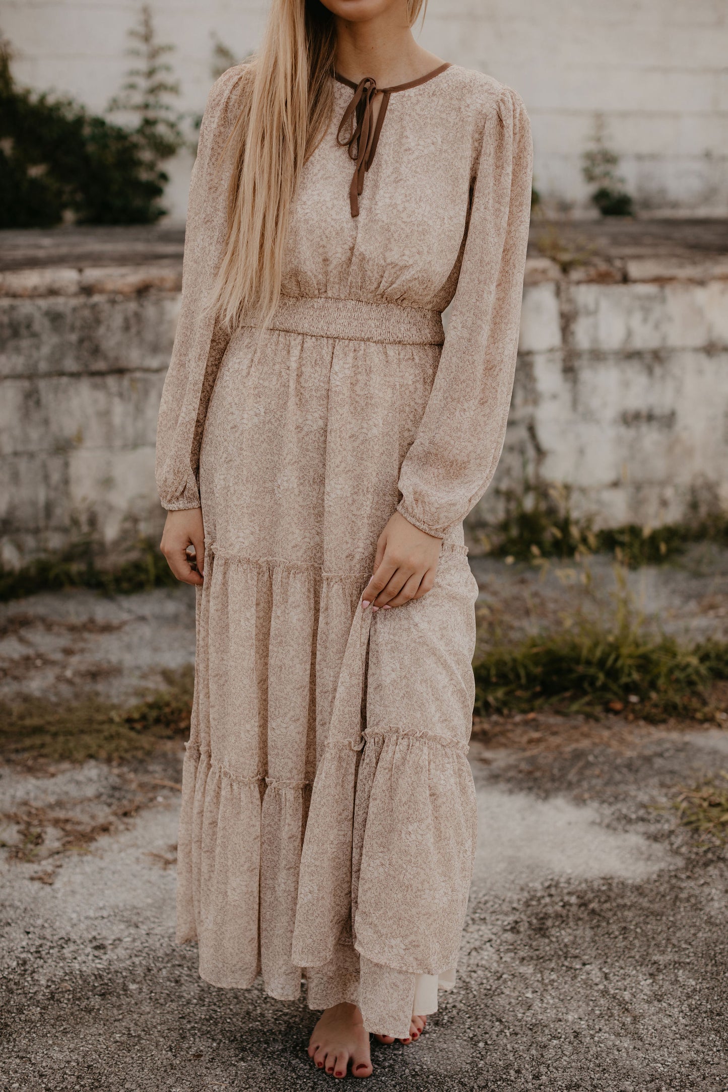 ROMANCE FLORAL MAXI DRESS