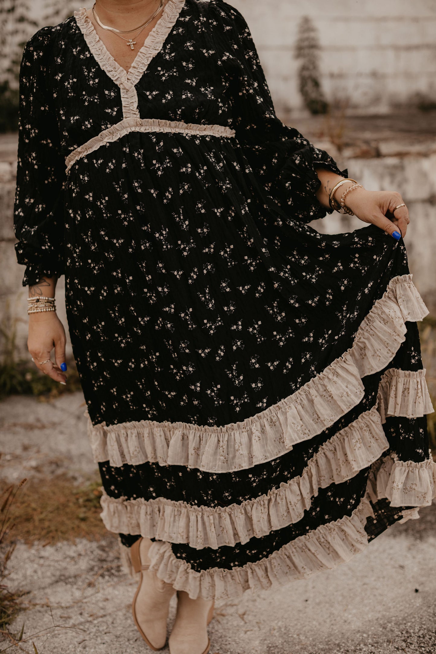 PRAIRIE ROMANCE MAXI DRESS