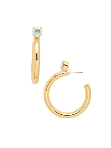SORRELLI KEELEY STUDDED HOOP EARRINGS
