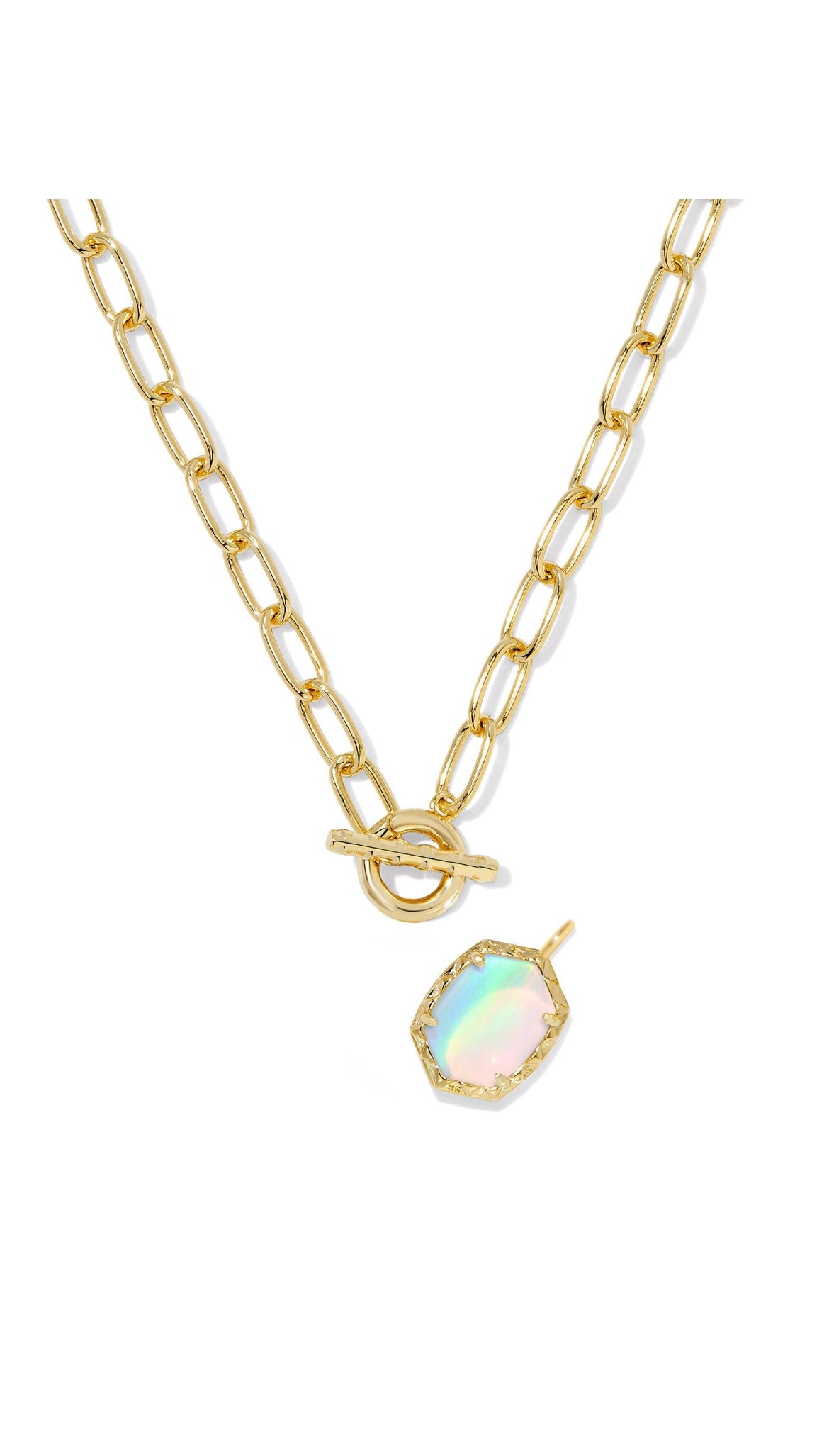 KENDRA SCOTT DAPHNE LINK & CHAIN NECKLACE