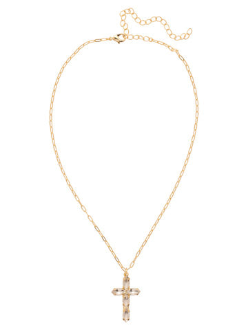 SORRELLI CLARISSA CROSS PENDANT NECKLACE