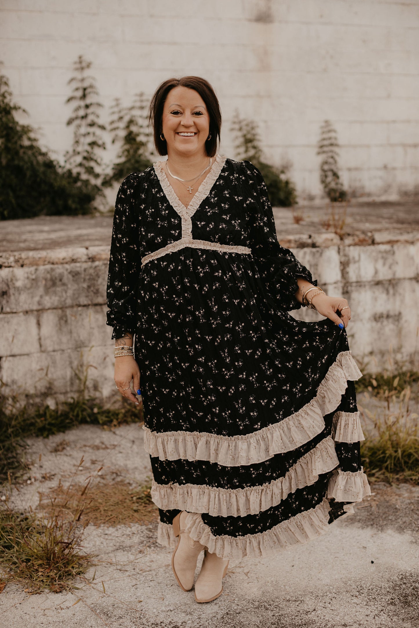 PRAIRIE ROMANCE MAXI DRESS