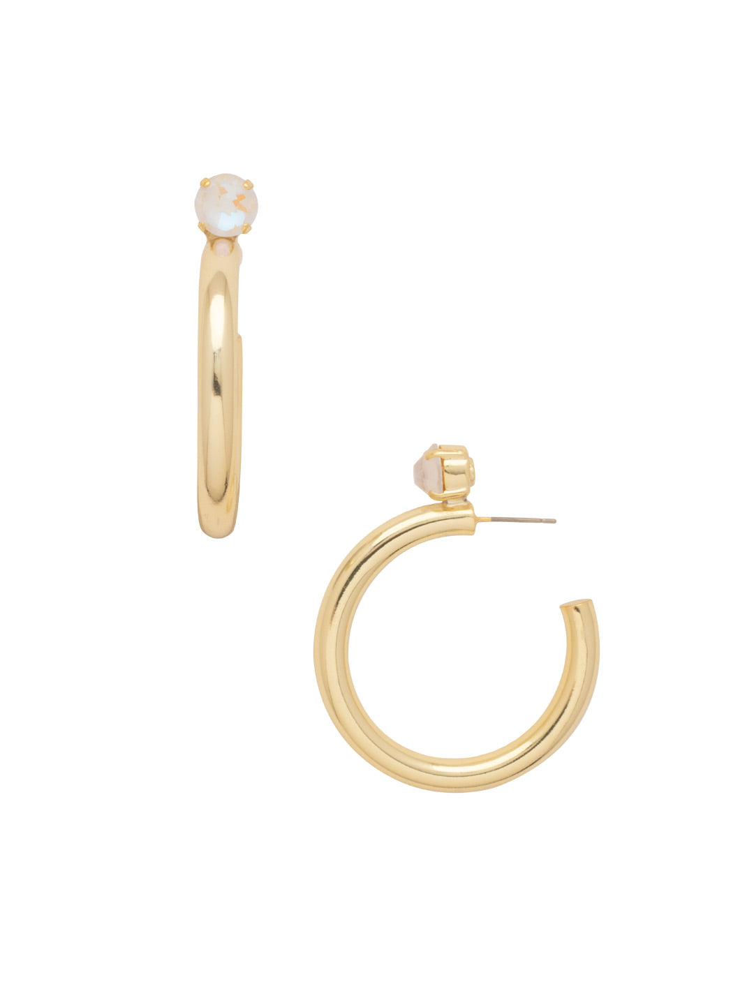 SORRELLI KEELEY STUDDED HOOP EARRINGS