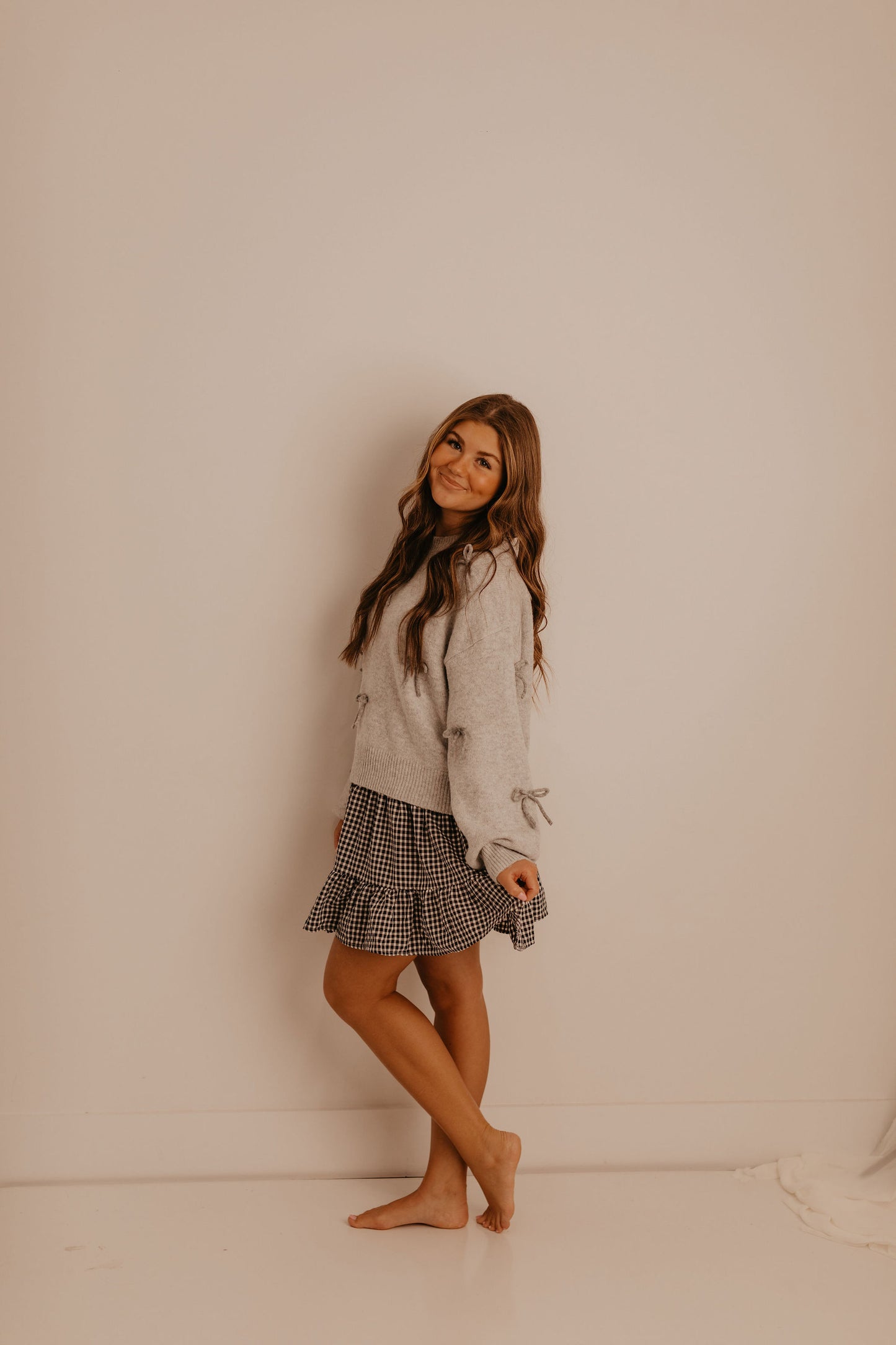 PLAID CHECKED SKIRT
