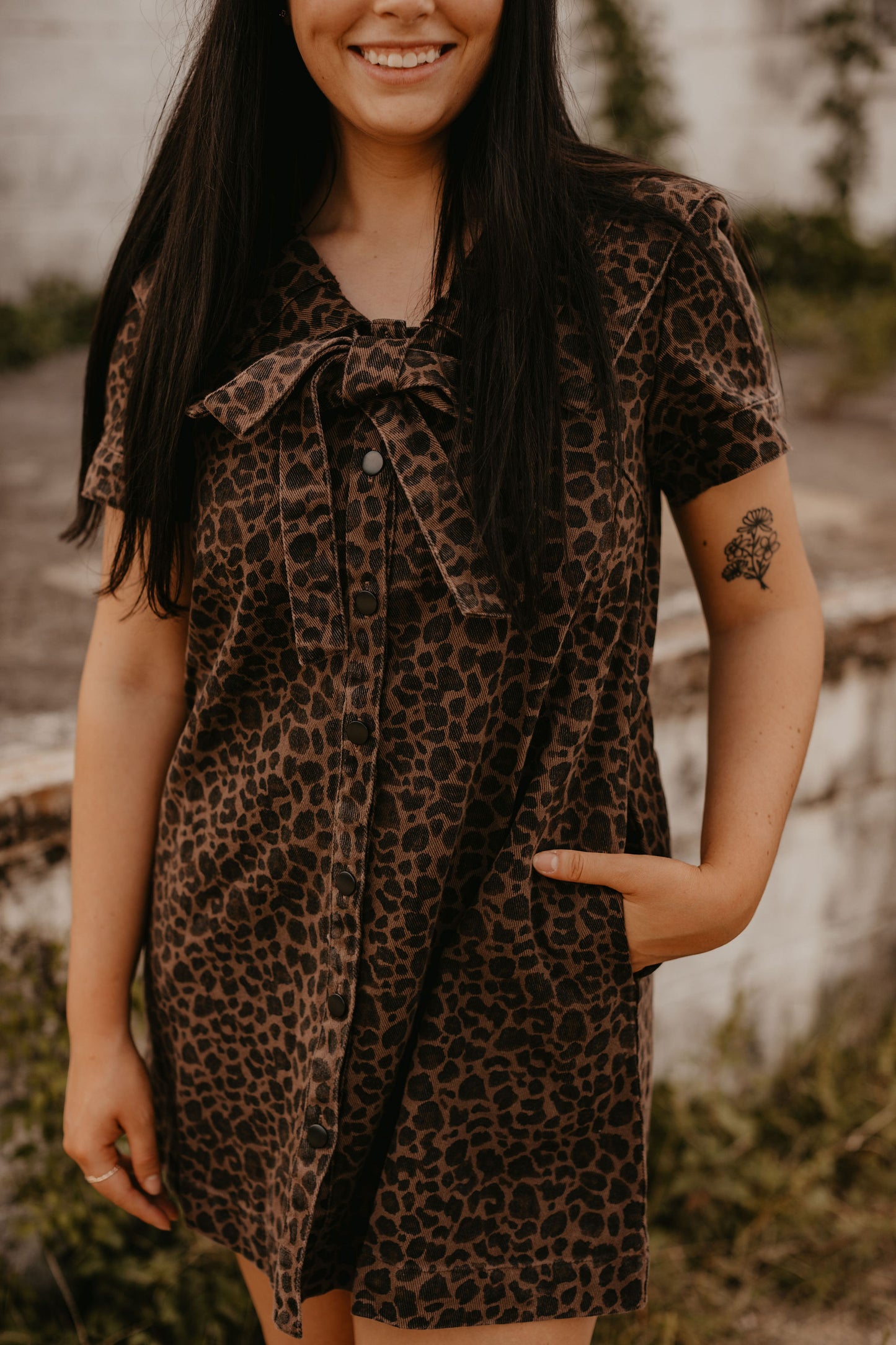 PRETTY PLEASE CHEETAH DRESS