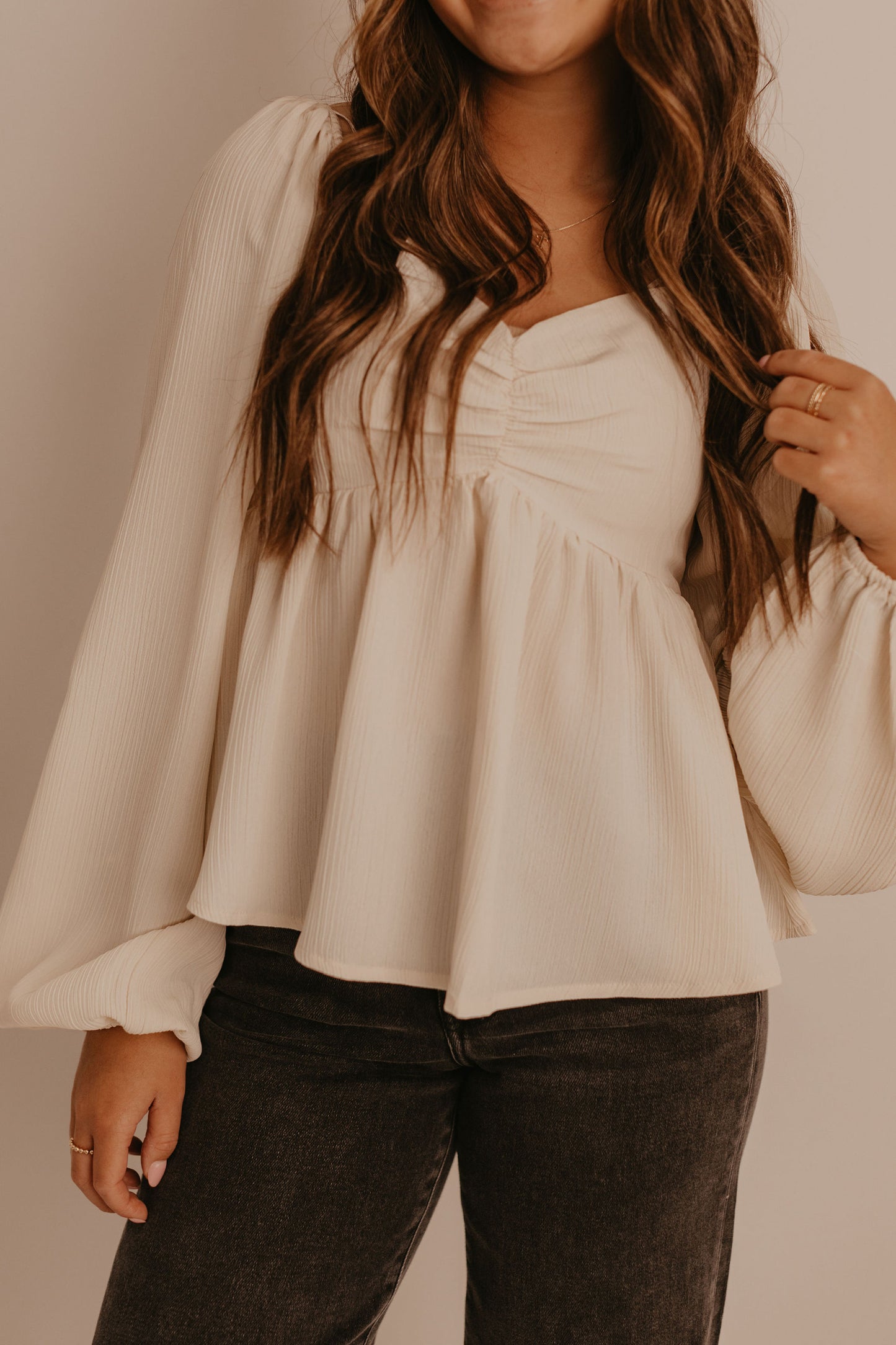 CORA CRINKLE TOP