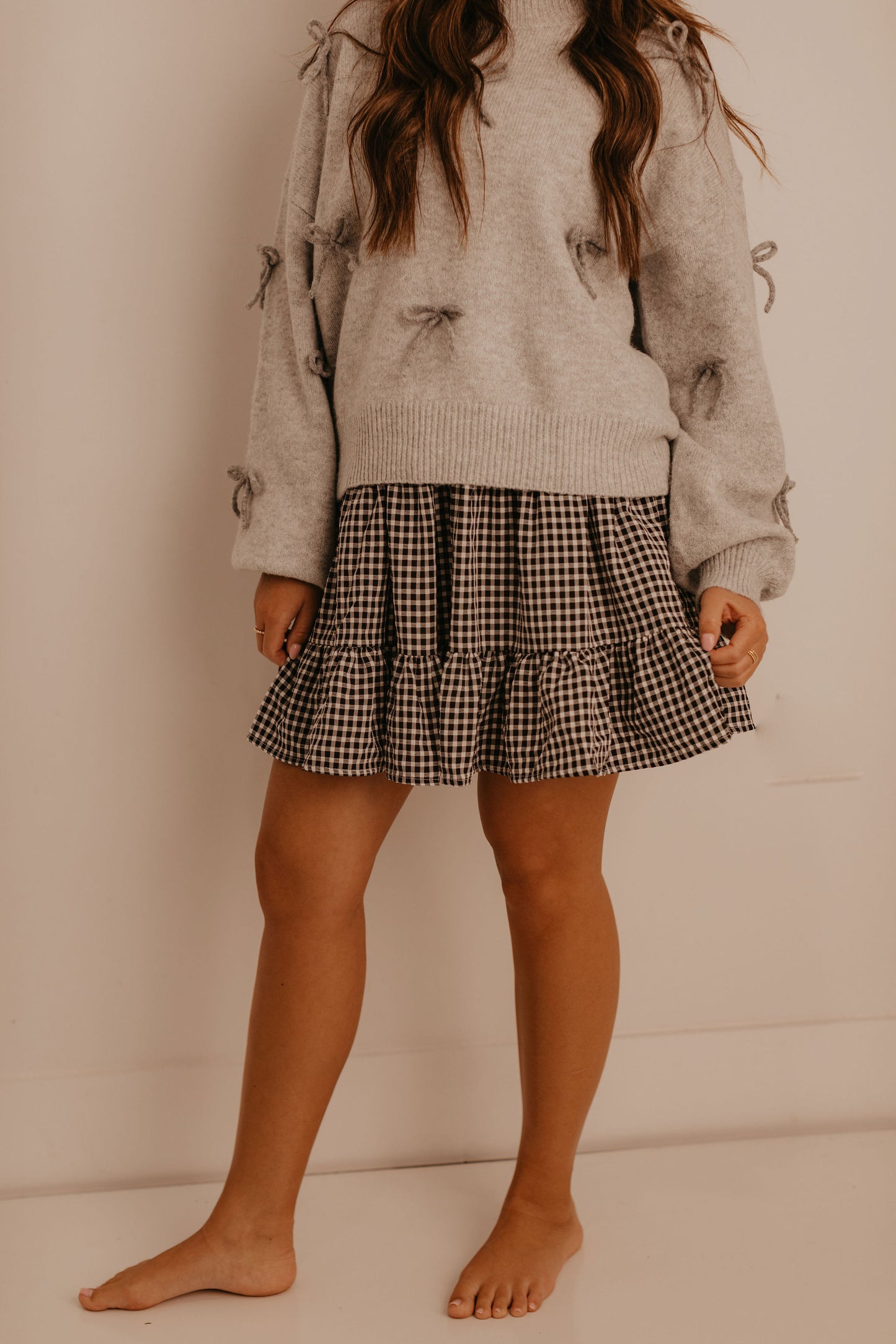 PLAID CHECKED SKIRT