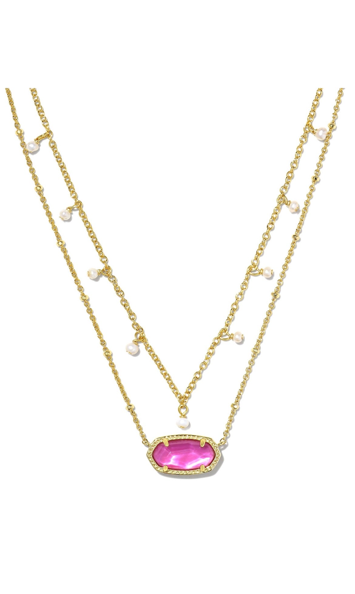 KENDRA SCOTT ELISA PEARL MULTI STRAND NECKLACE
