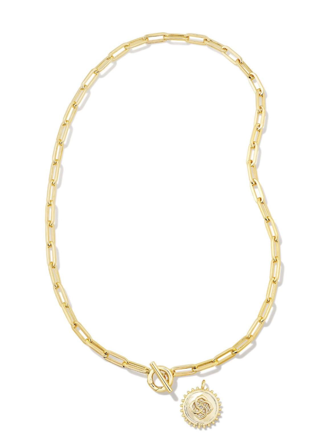 KENDRA SCOTT BRIELLE MEDALLION CHAIN NECKLACE