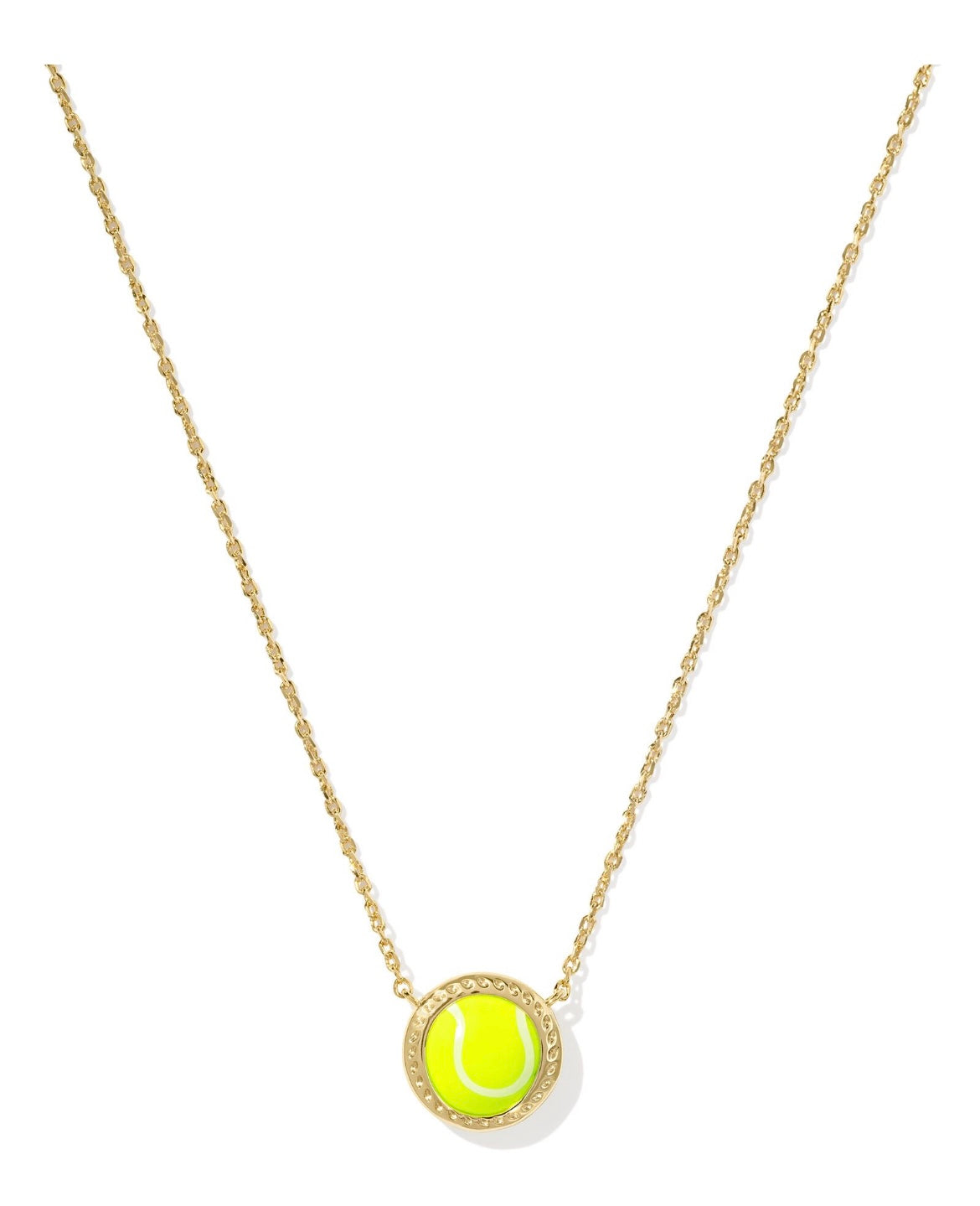 KENDRA SCOTT TENNIS SHORT PENDANT NECKLACE