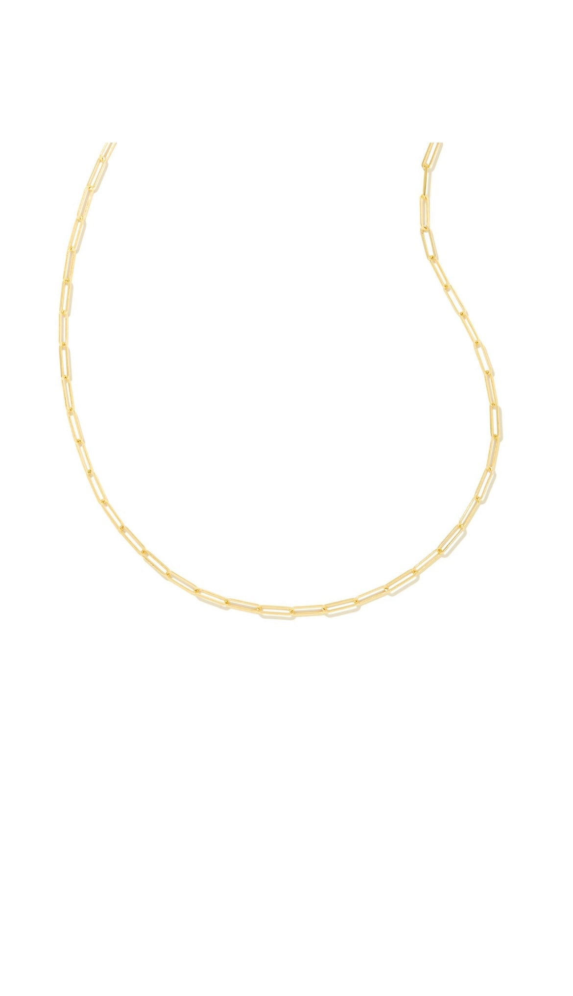 KENDRA SCOTT COURTNEY PAPERCLIP NECKLACE