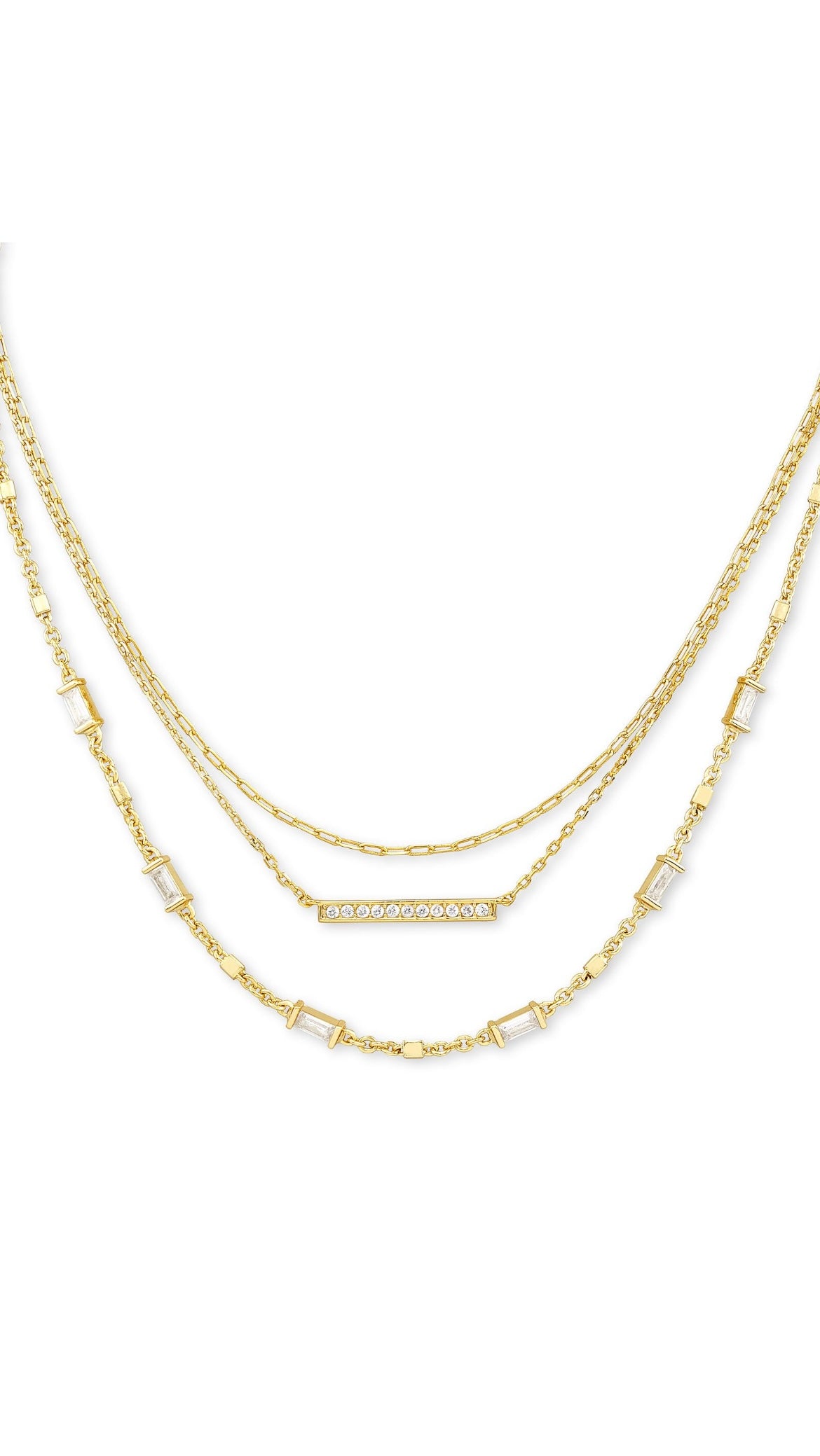 KENDRA SCOTT ADDISON MULTI STRAND NECKLACE