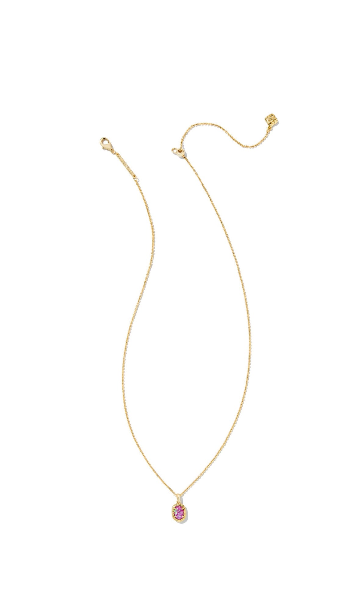 KENDRA SCOTT DAPHNE FRAMED SHORT PENDANT NECKLACE