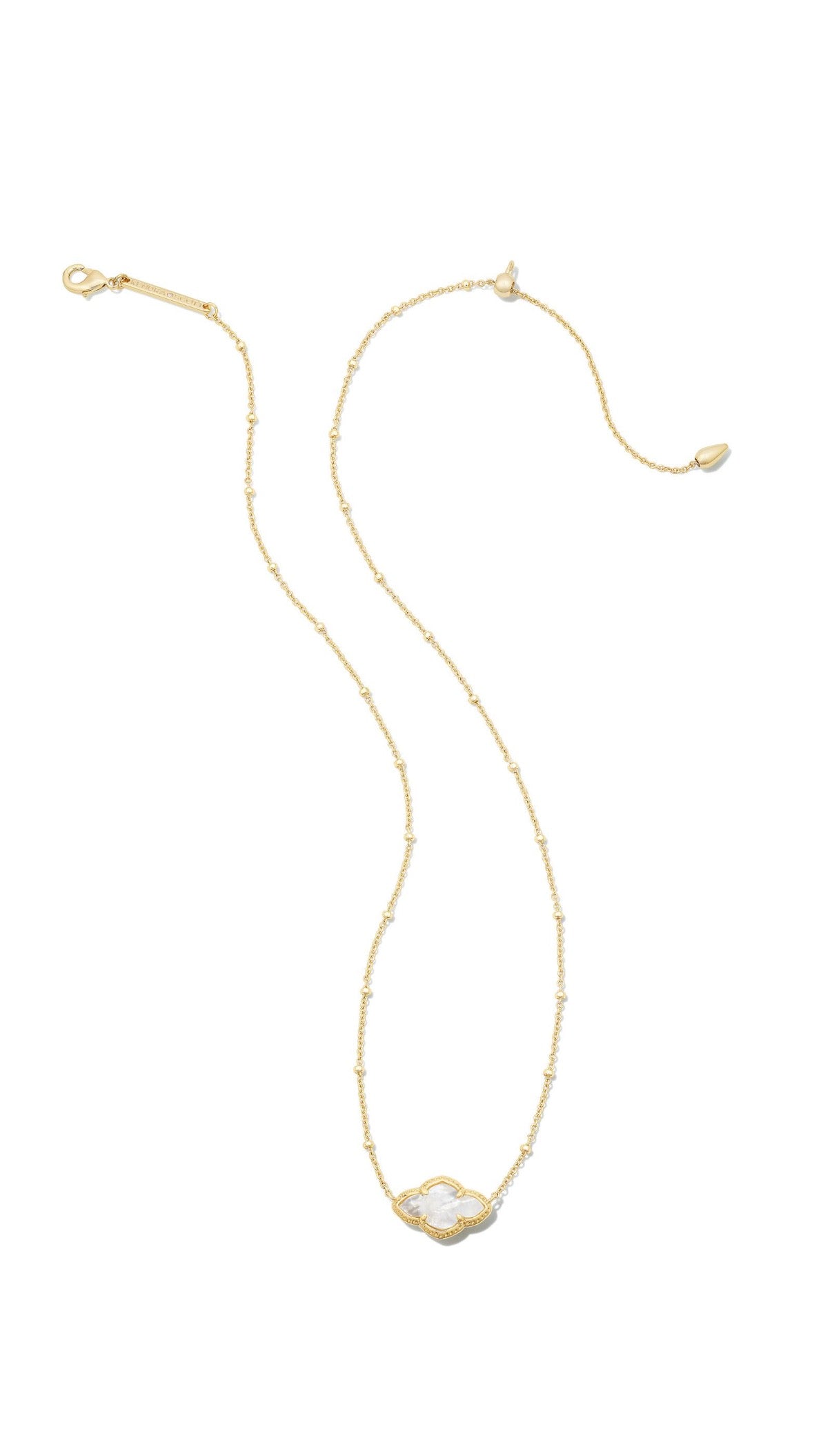 KENDRA SCOTT ABBIE CRYSTAL PENDANT NECKLACE