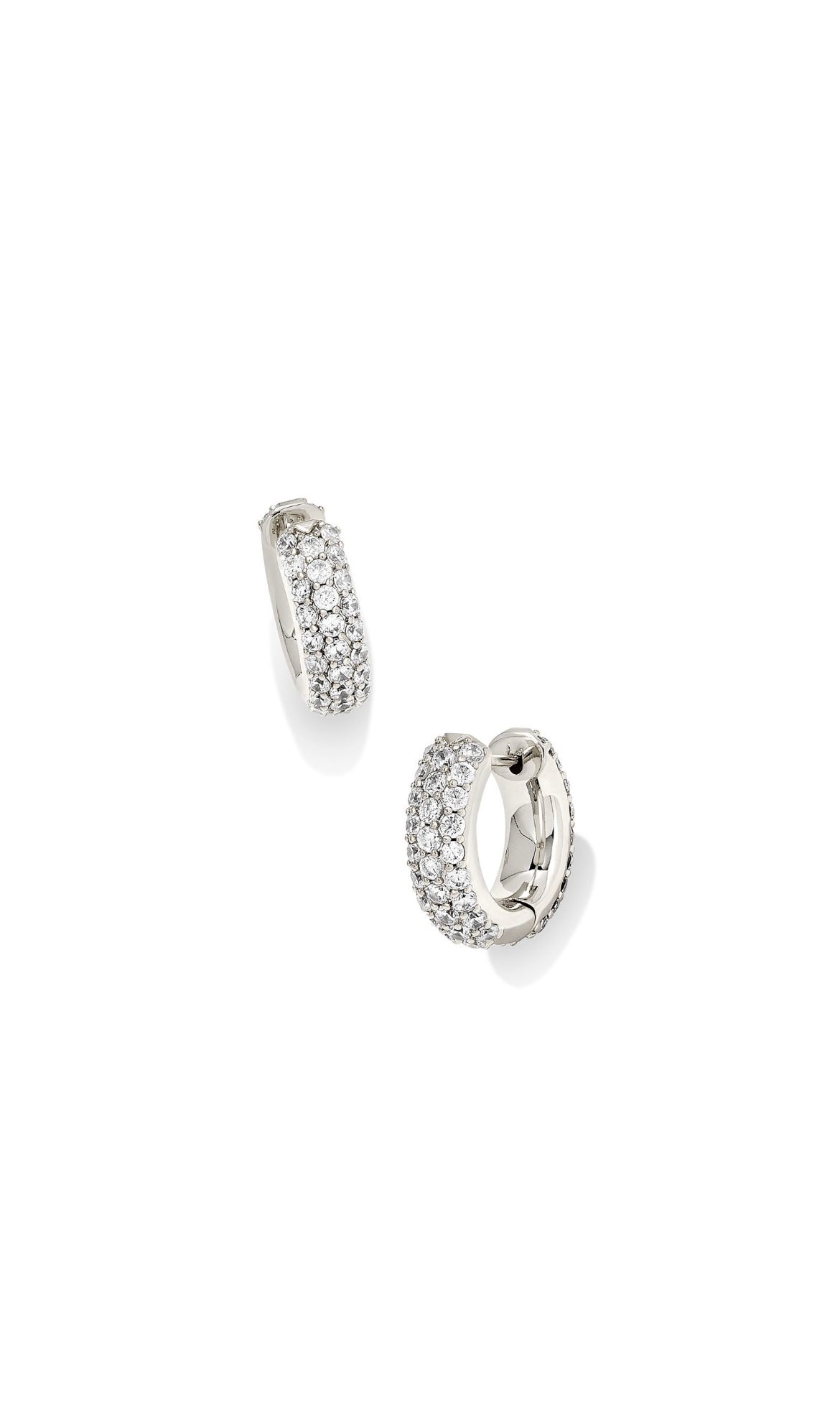 KENDRA SCOTT MIKKI PAVE HUGGIE EARRING