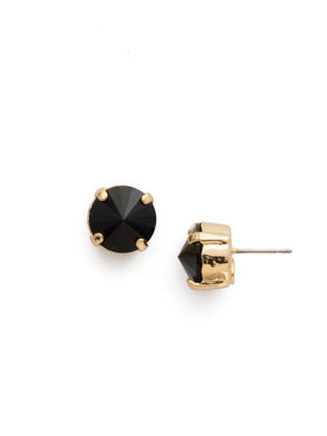 Sorrelli Round Crystal Stud Earring