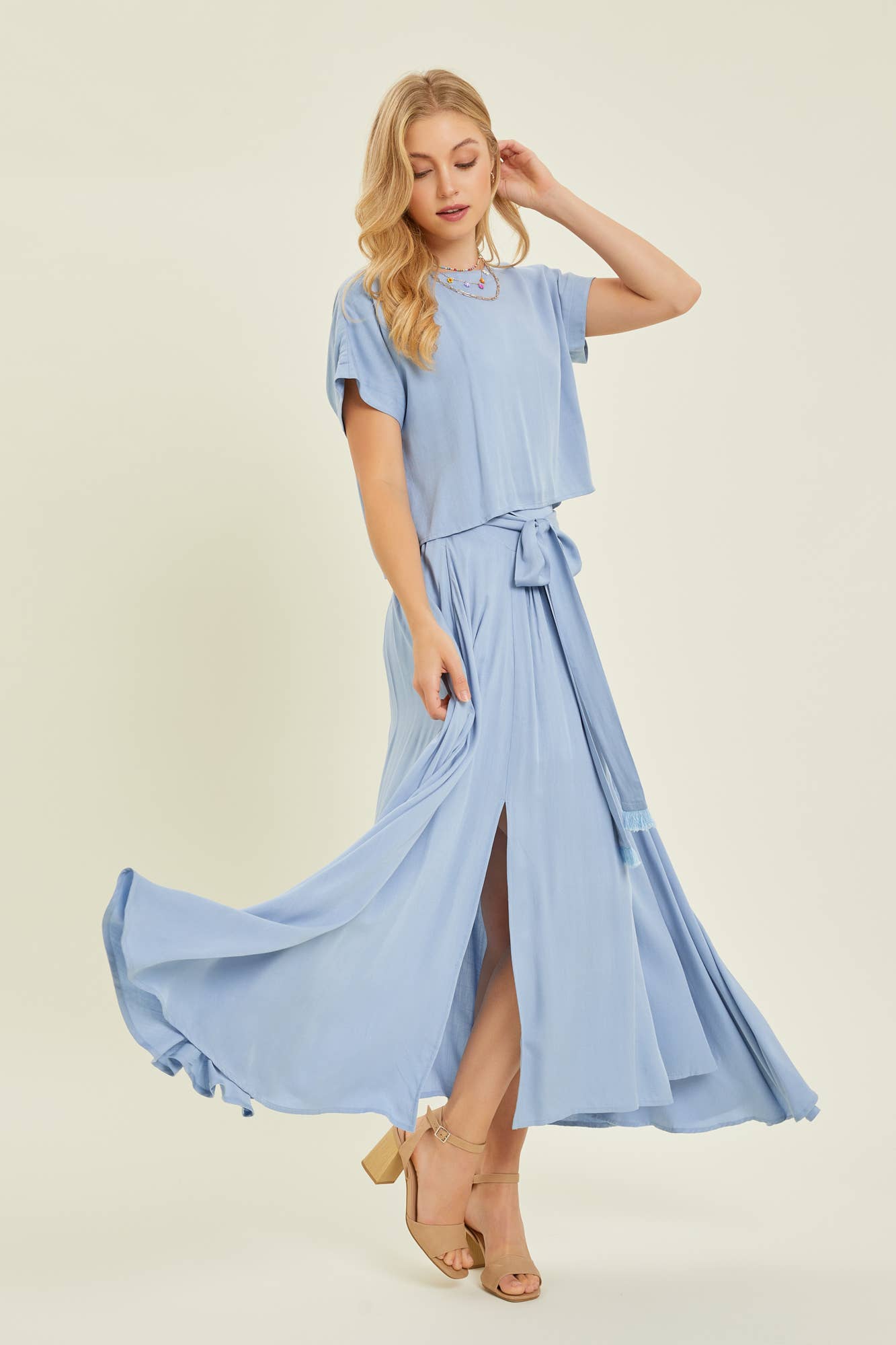 SWAY WITH ME TOP + SKIRT SET