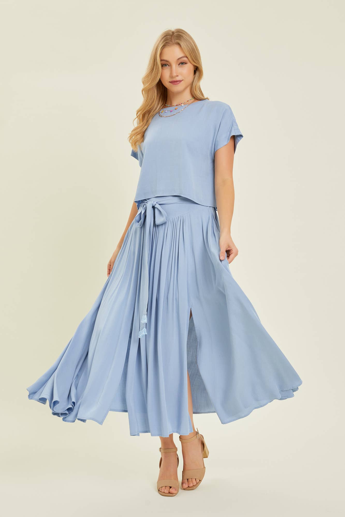 SWAY WITH ME TOP + SKIRT SET