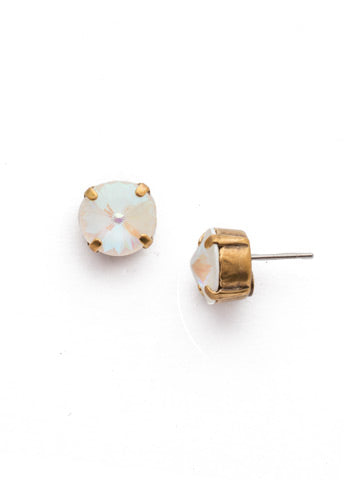 Sorrelli Round Crystal Stud Earring