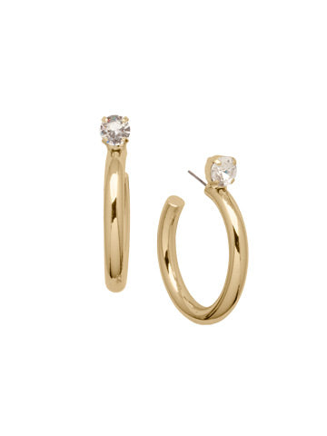 SORRELLI KEELEY STUDDED HOOP EARRINGS