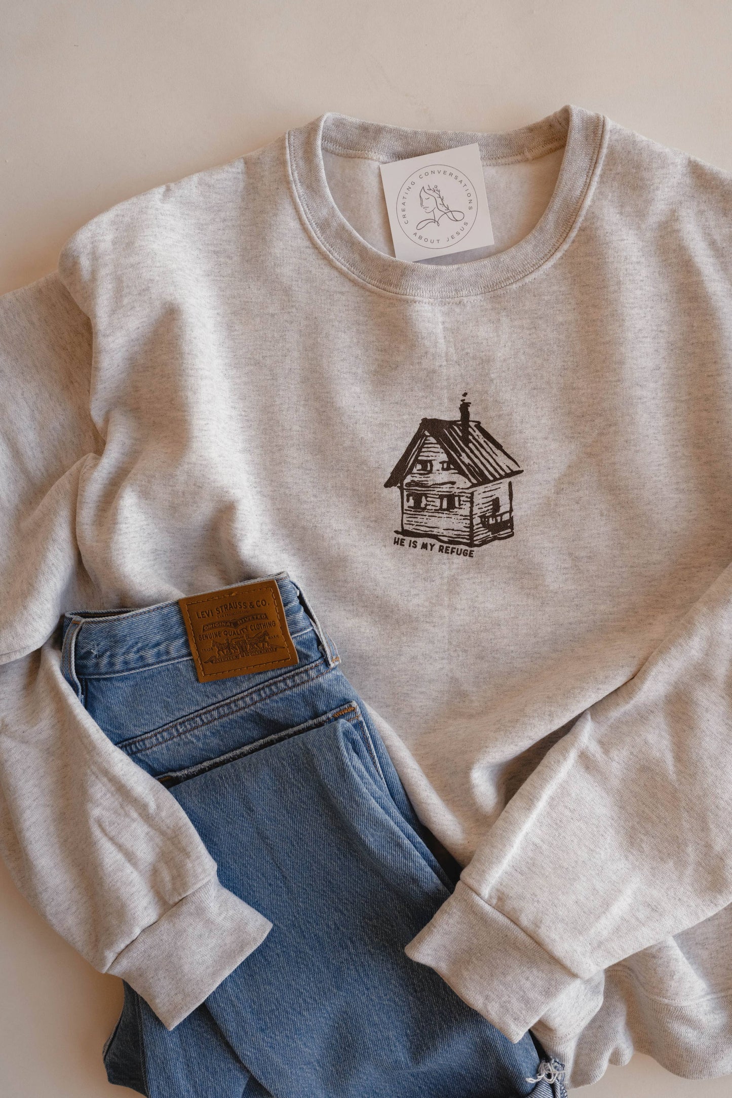 REFUGE GRAPHIC SWEATSHIRT