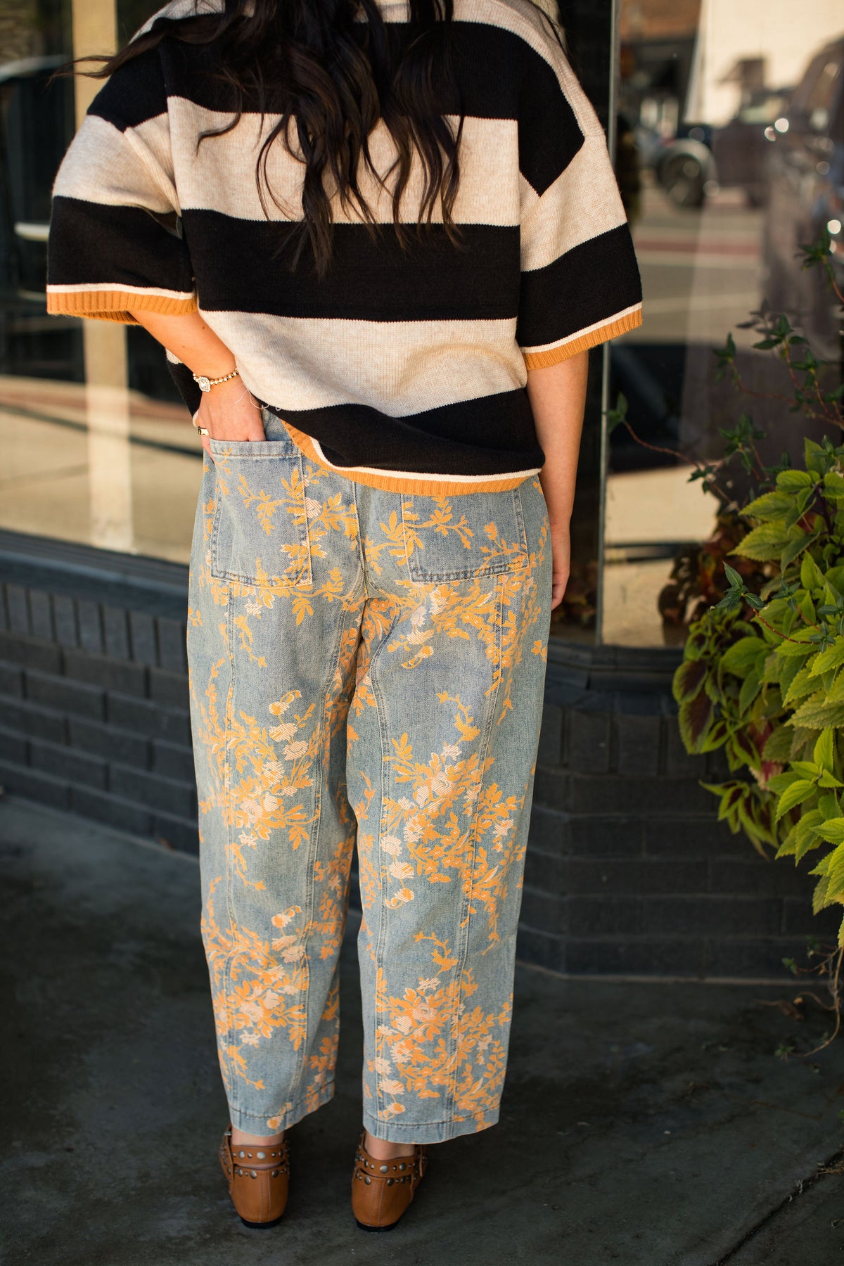BRYNLEE FLORAL JEANS