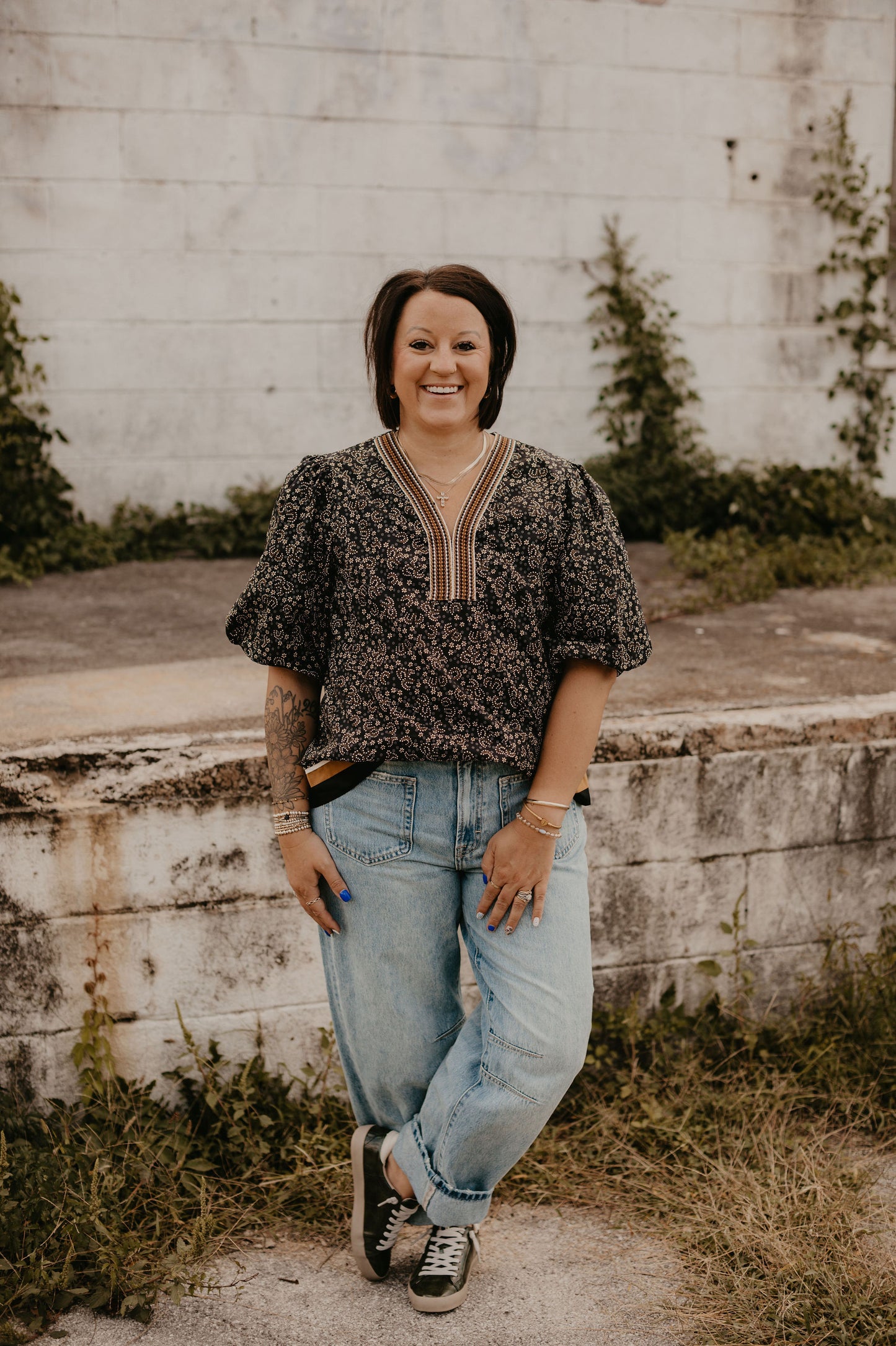 SAMMIE BARREL CUFFED JEANS ‘70