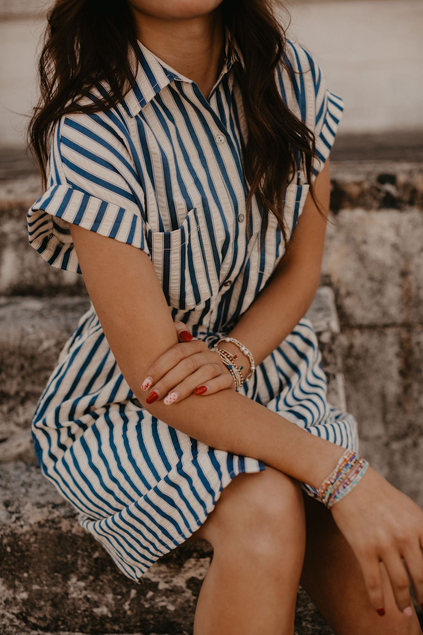 ASPEN STRIPED DRESS