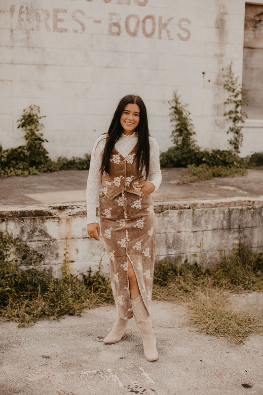 SHOW STOPPER CORDUROY SKIRT