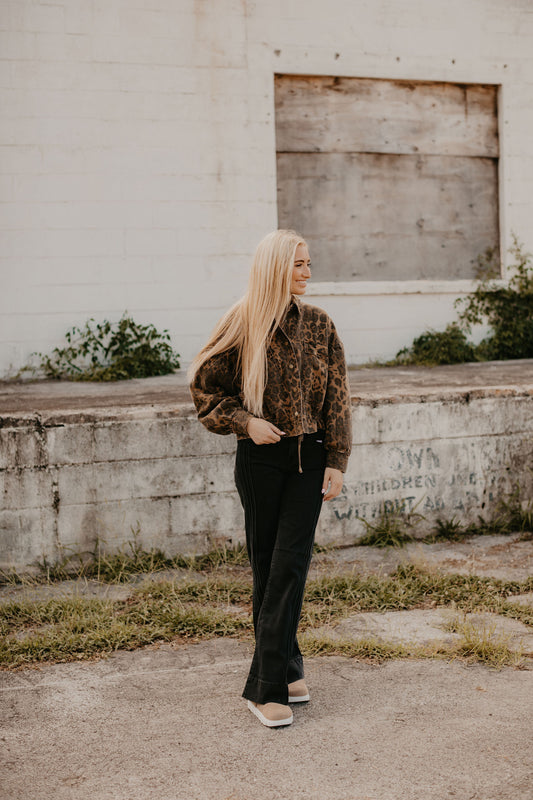 HERE FOR IT CHEETAH JACKET