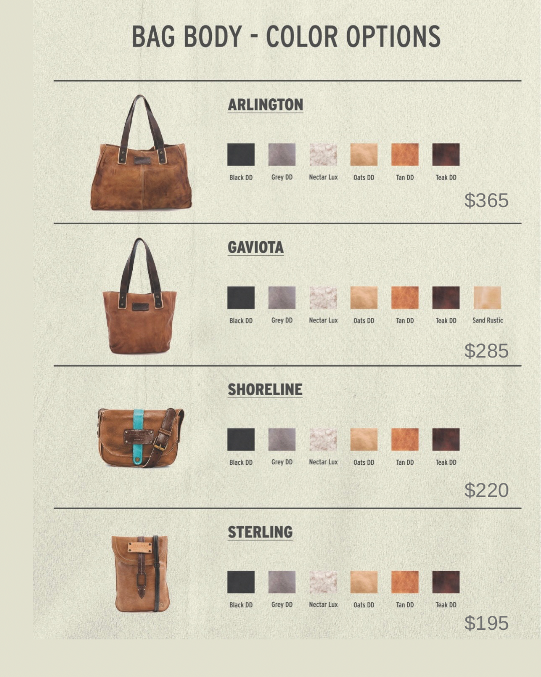 BED|STU MAKE A BAG APPOINTMENT