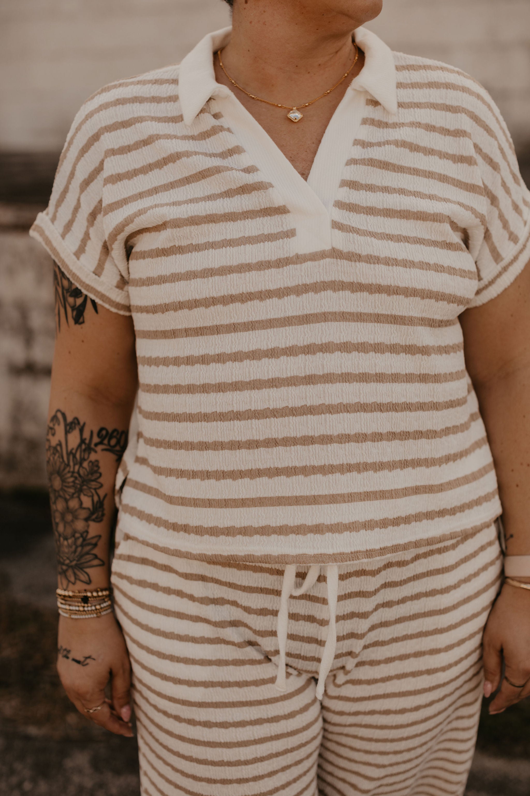 JANE COLLARED TOP