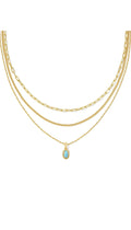 KENDRA SCOTT MINI ELISA TRIPLE STRAND NECKLACE