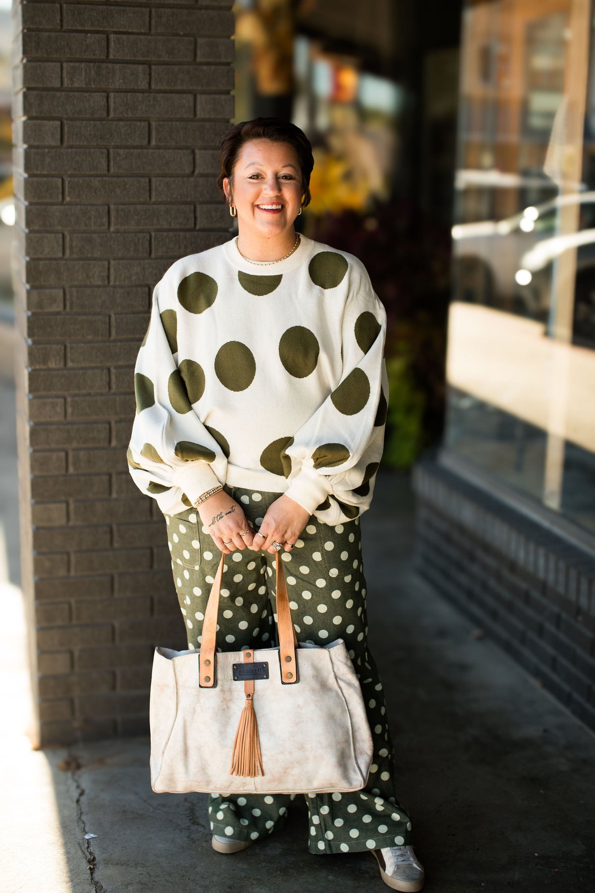 LENORA POLKA SWEATER