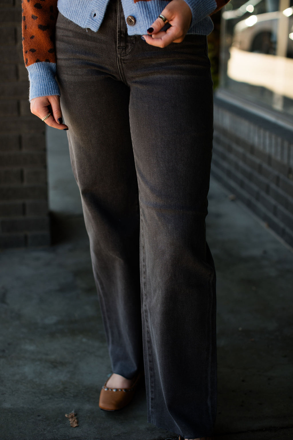 LOGAN DAD JEANS ‘71-GREY