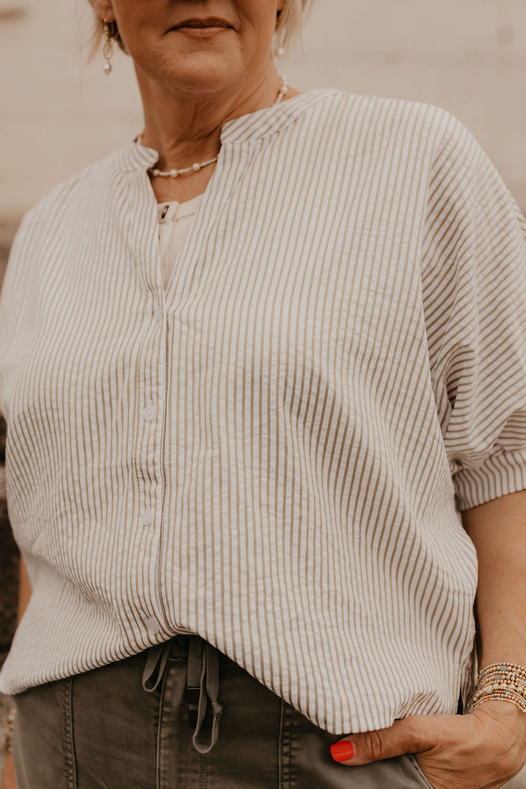 LAYLA SEERSUCKER TOP