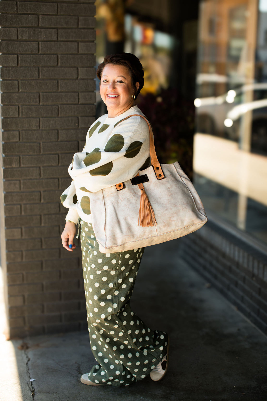LENORA POLKA SWEATER