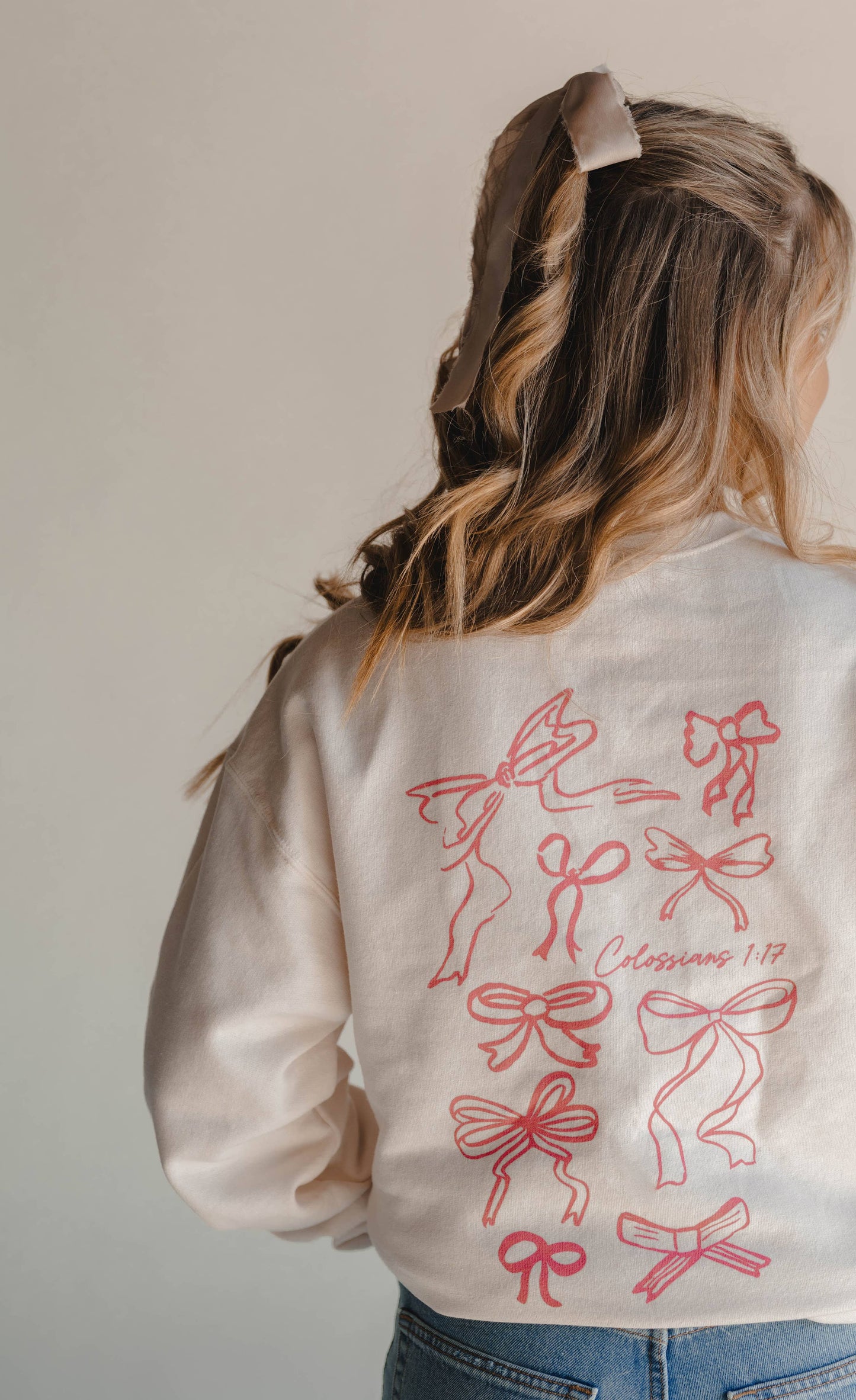 HE HOLDS IT ALL TOGETHER GRAPHIC SWEATSHIRT