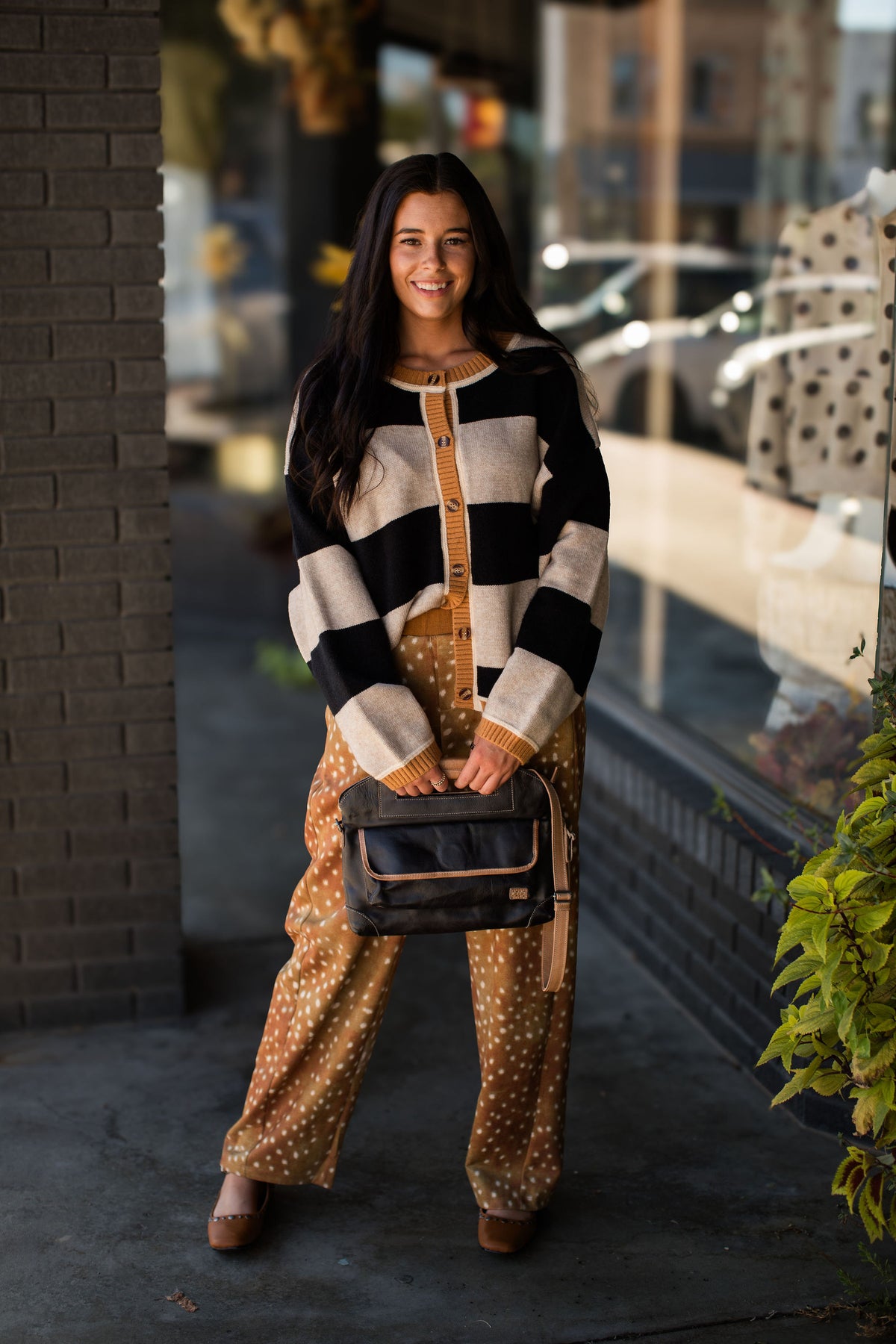 RENLEY STRIPED CARDI