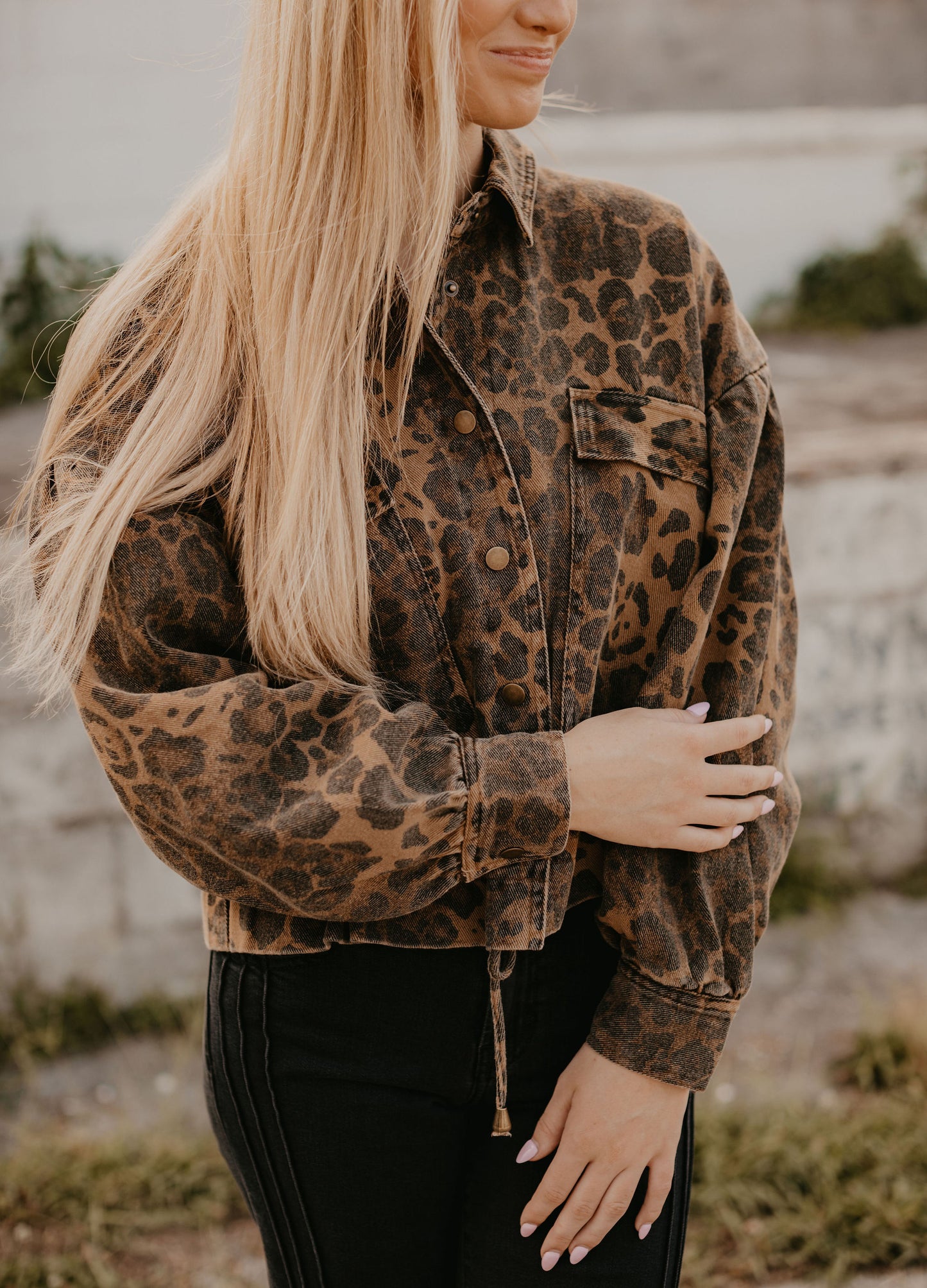 HERE FOR IT CHEETAH JACKET