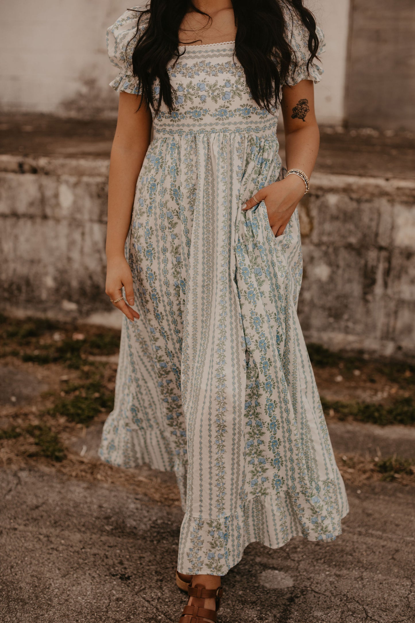 WILLOW COTTON MAXI DRESS