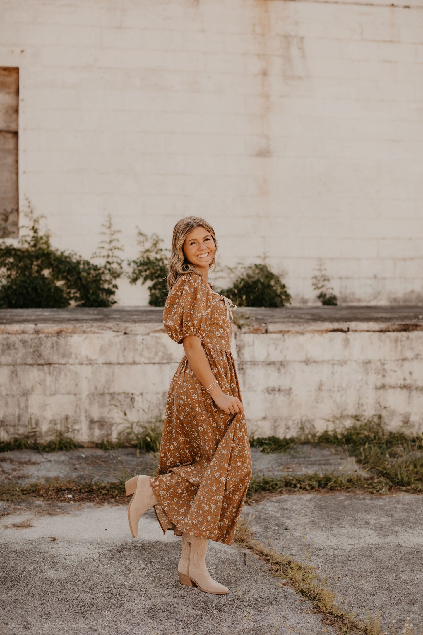 GOLDEN HOUR MIDI DRESS