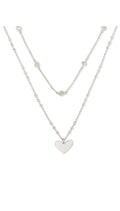 KENDRA SCOTT ARI HEART MULTI STRAND NECKLACE