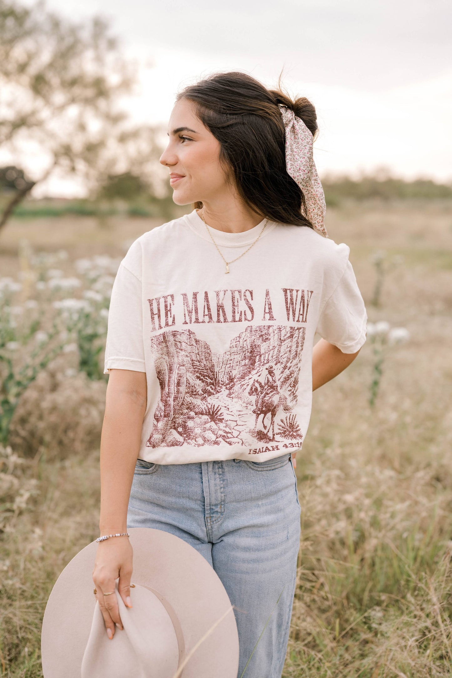 HE MAKES A WAY CHRISTIAN TEE