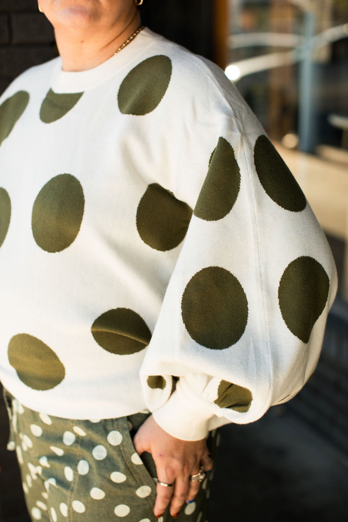 LENORA POLKA SWEATER