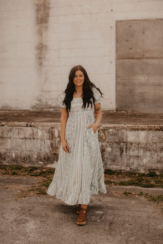 WILLOW COTTON MAXI DRESS