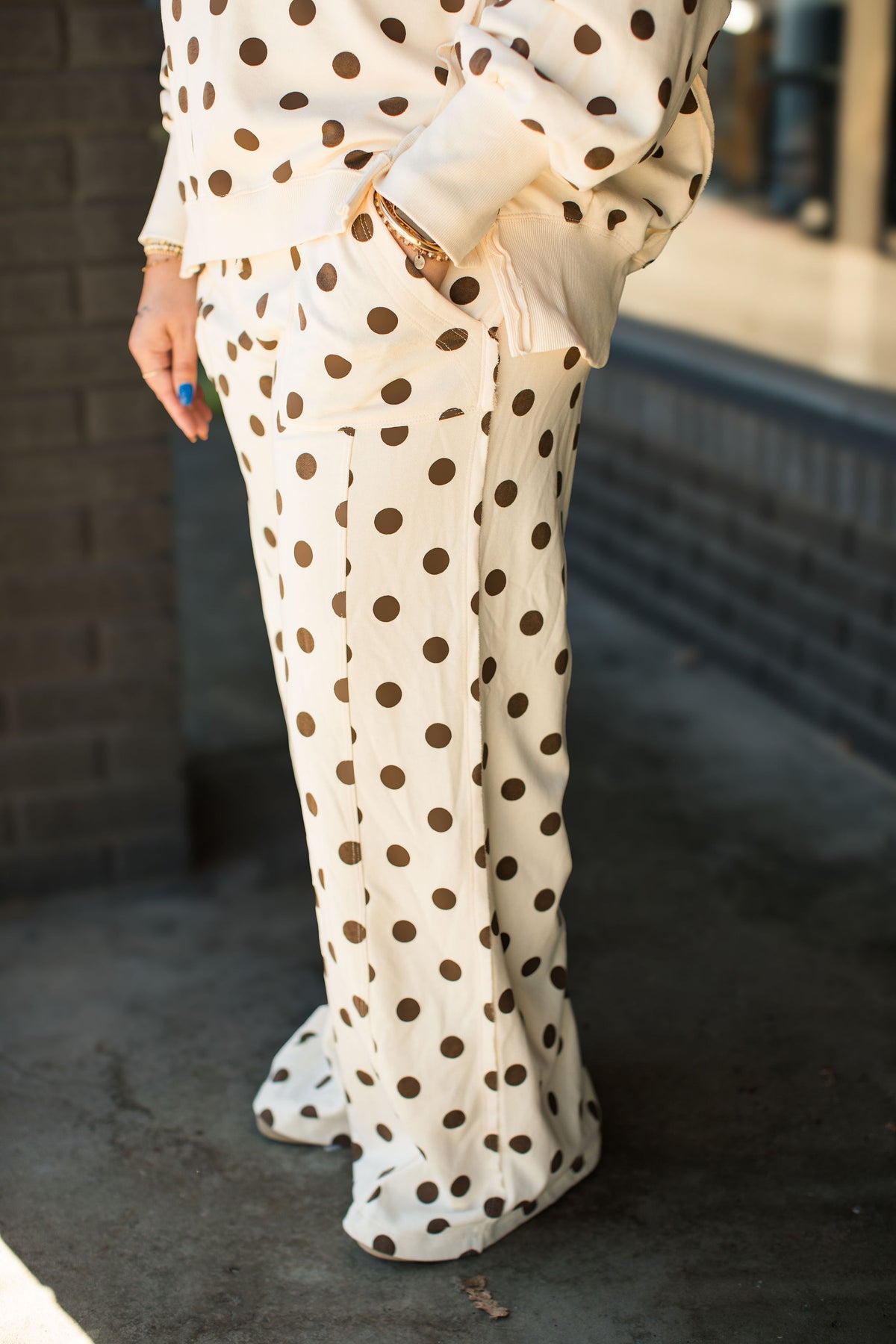 AMARA POLKA SWEATPANTS