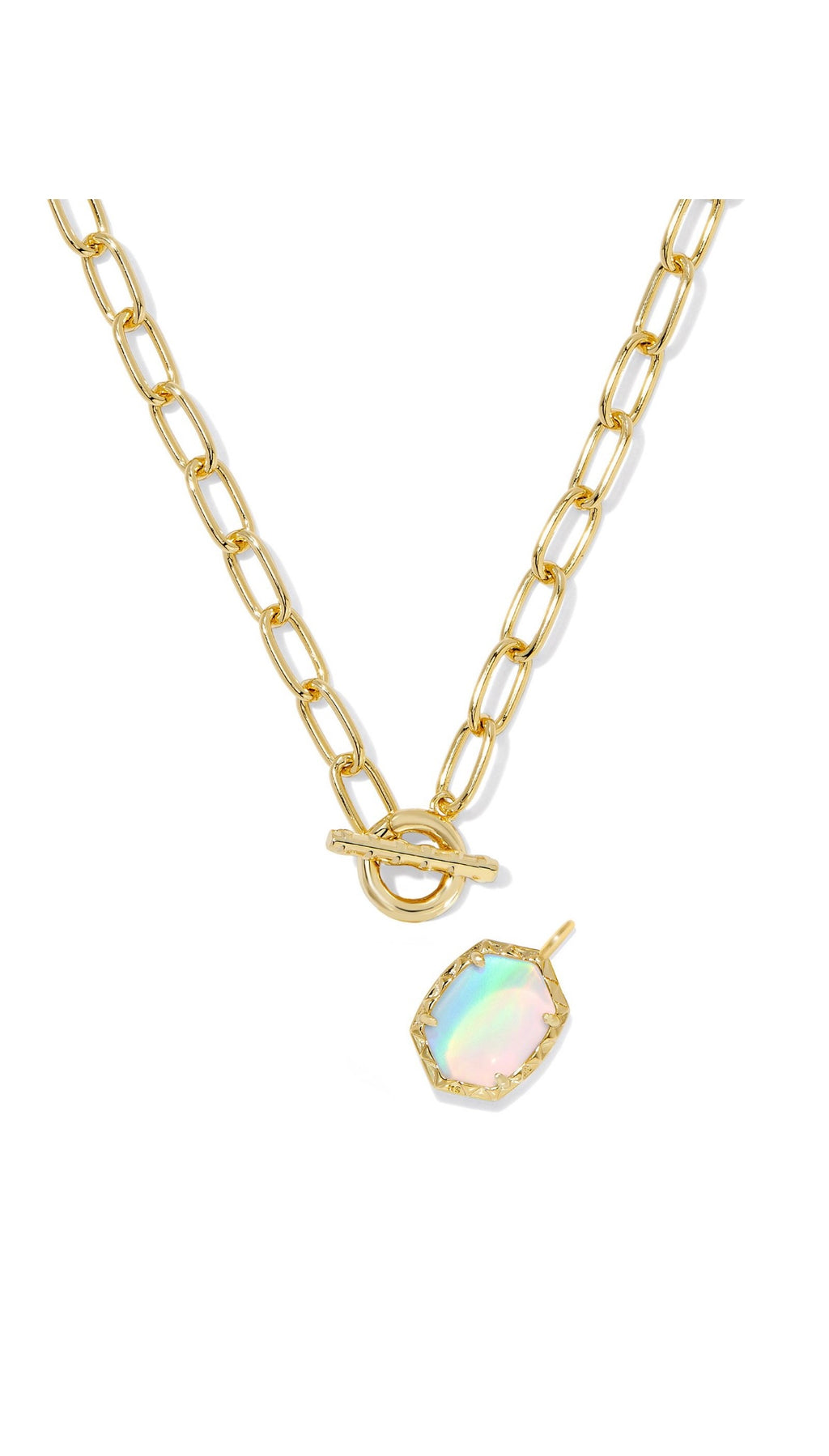 KENDRA SCOTT DAPHNE LINK & CHAIN NECKLACE